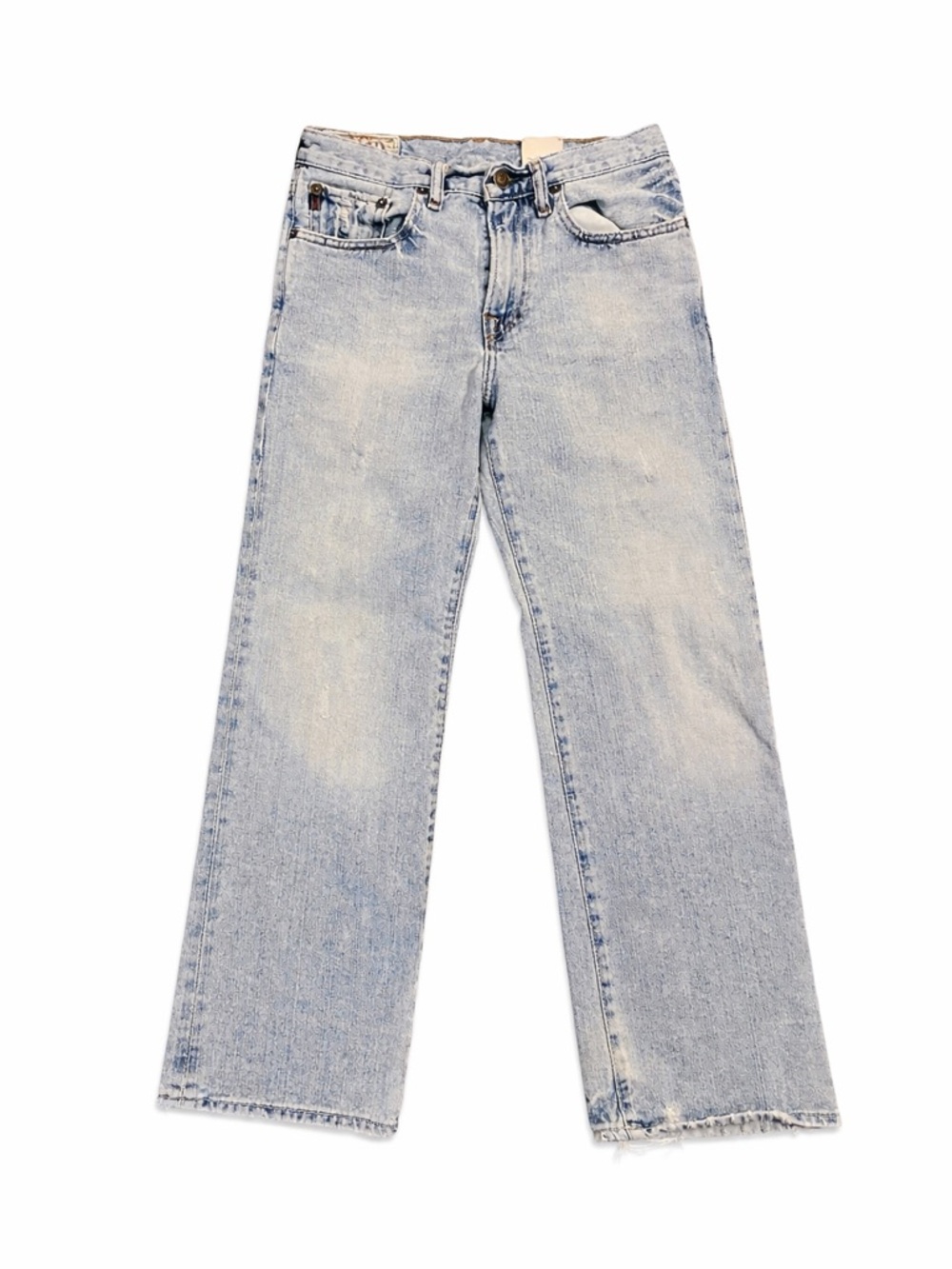 Abercrombie & Fitch Straight Leg Ankle Jeans Size 12 High Rise Light Wash